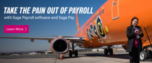 Mango Airlines using SagePay with photo of airoplane