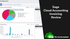 Sage cloud accounting invoicing review by the fun accountant