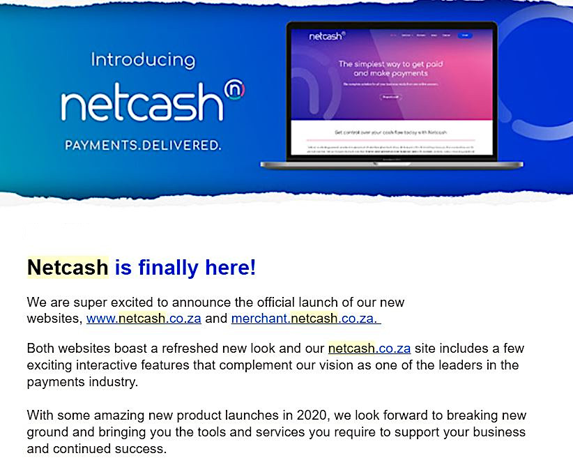 netcash is finally here