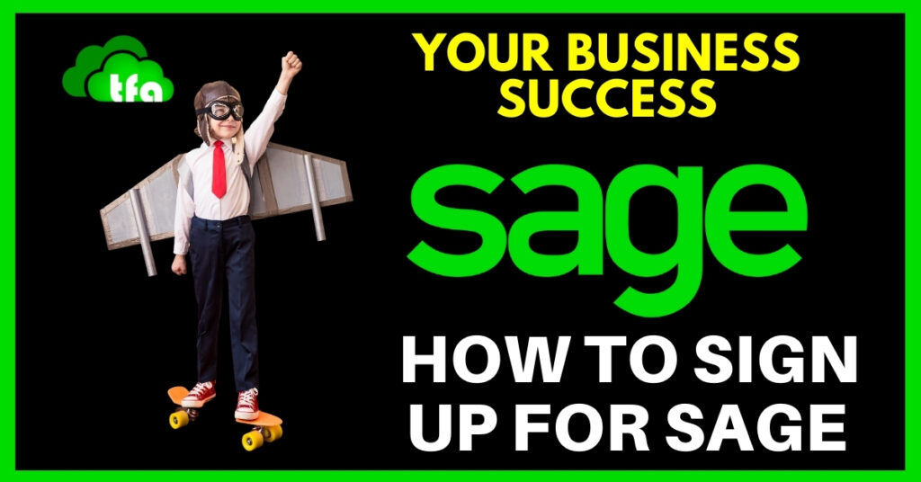 how to sign up for sage accounting