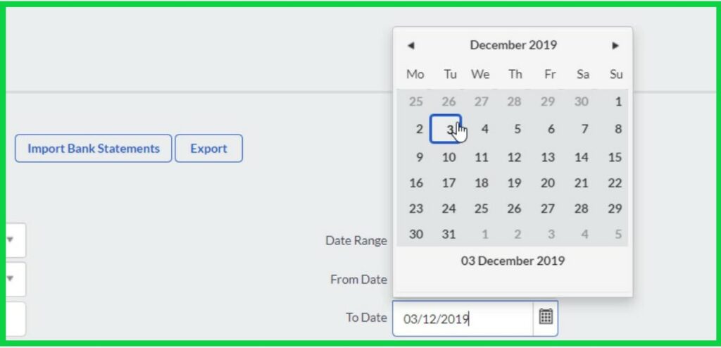 TFA Sage Accounting OFX To Date 