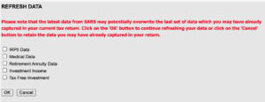 SARS-efiling-refresh-data-warning