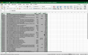 sage accounting bank import copy selected excel data