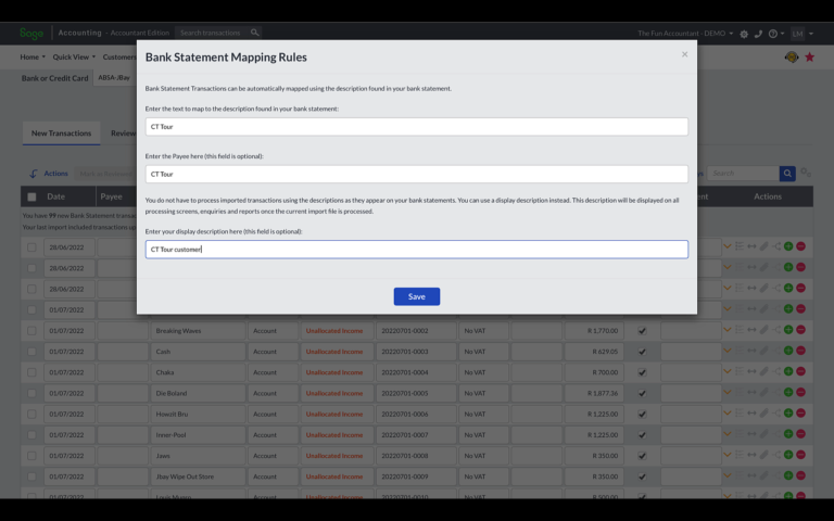 How to process Customer Bank Receipts in Sage Accounting | The Fun ...