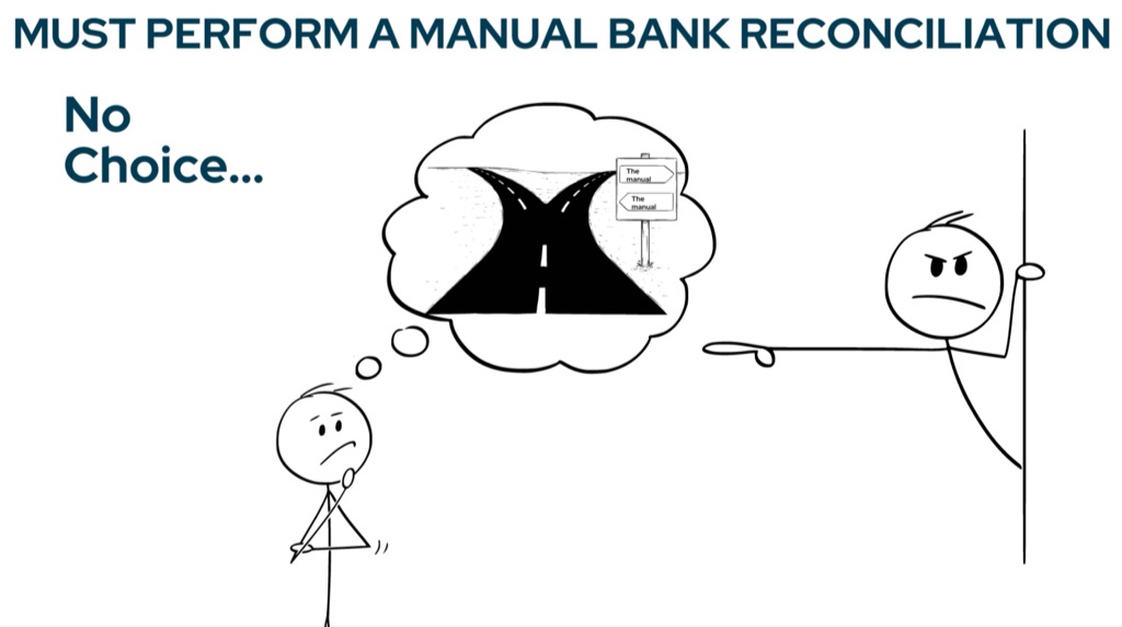 must perform a bank reconciliation on Sage accounting by the fun accountant Louis Munro CA (SA)