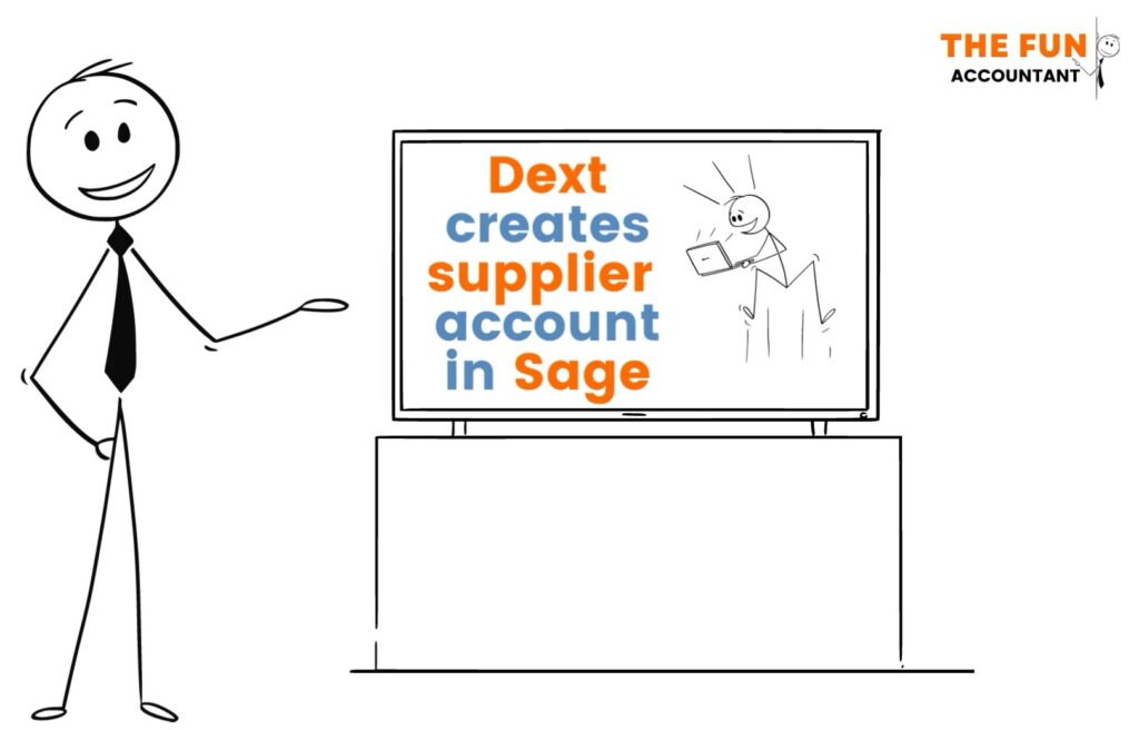 Dext creates supplier accounts in Sage by The Fun Accountant