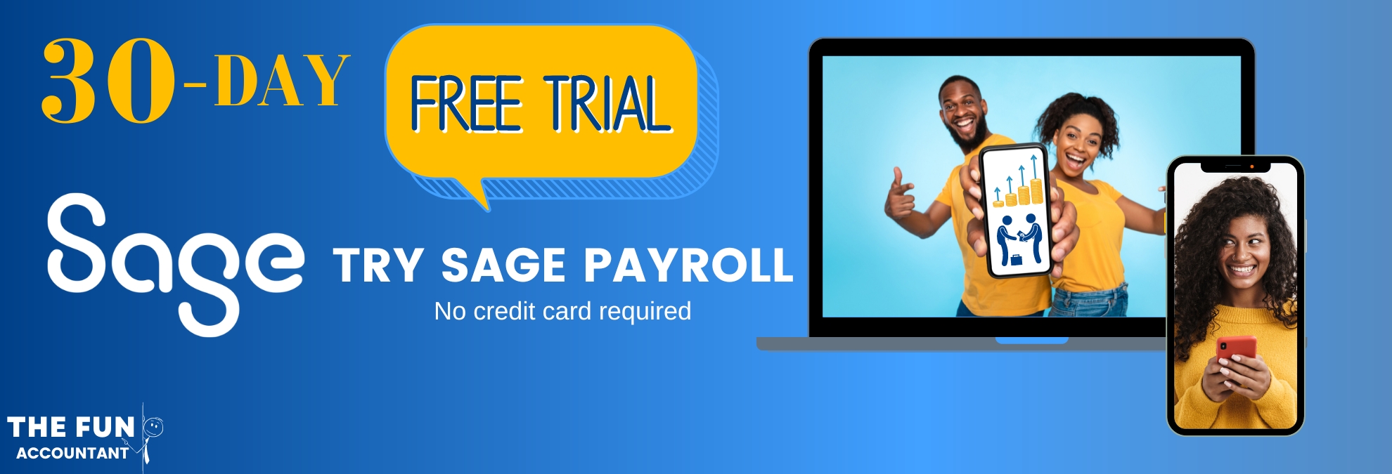 Sage Payroll 30-day-free trial by The Fun Accountant.