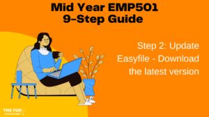 Mid Year EMP501 Step 2 Update Easyfile by The Fun Accountant.