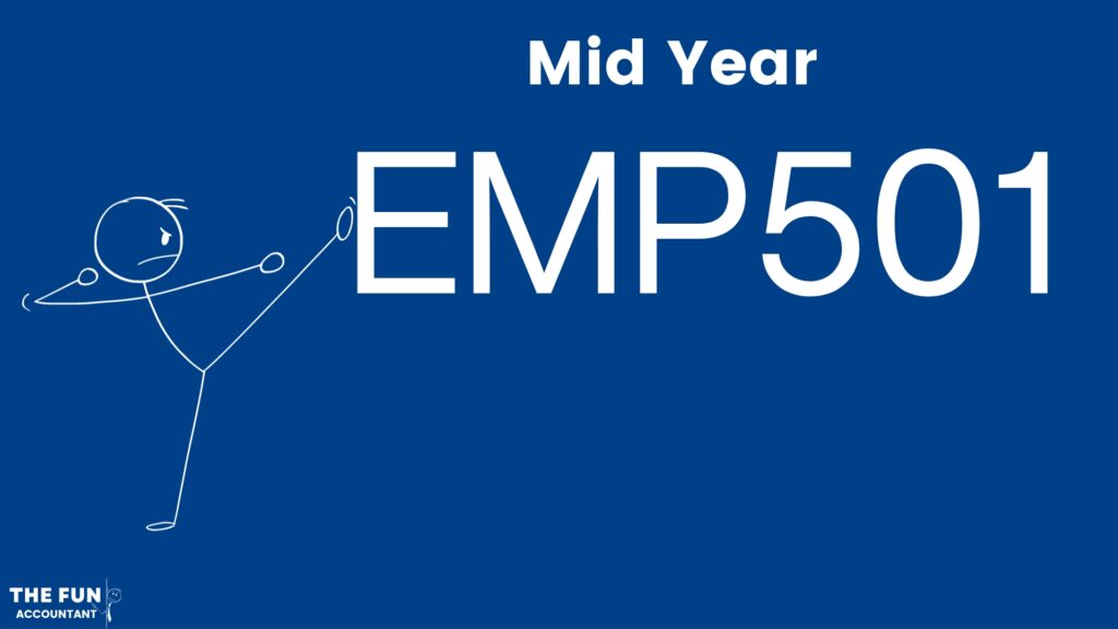 Mid Year EMP501 mastery with Sage Business Cloud Payroll by The Fun Accountant