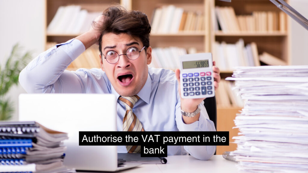 Completing the VAT bank payment by The Fun Accountant