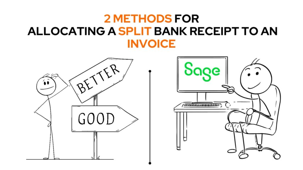 2 Methods for allocating split bank transaction by The Fun Accountant