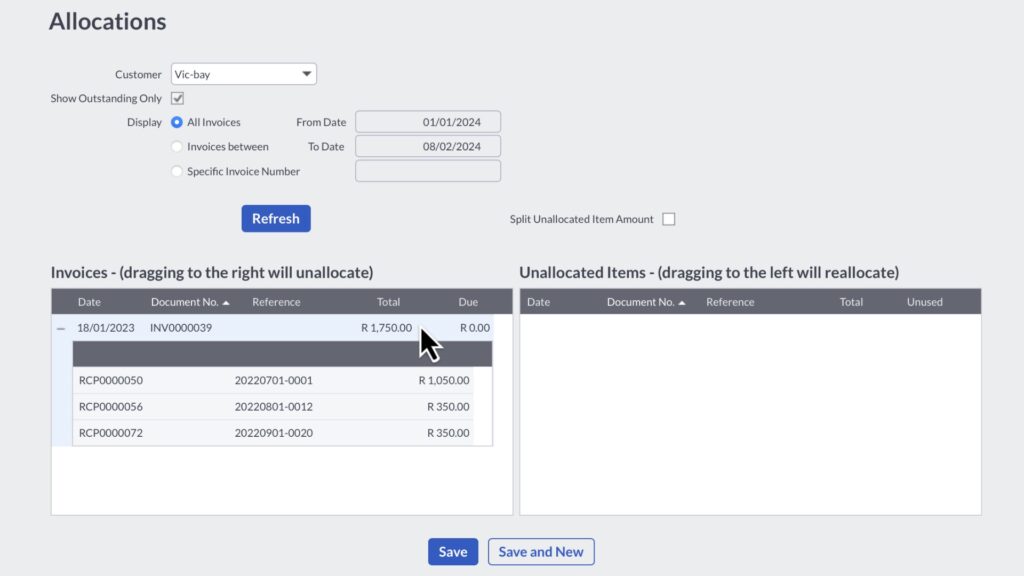 Verify customer receipt allocations on Sage Business Cloud Accounting by The Fun Accountant