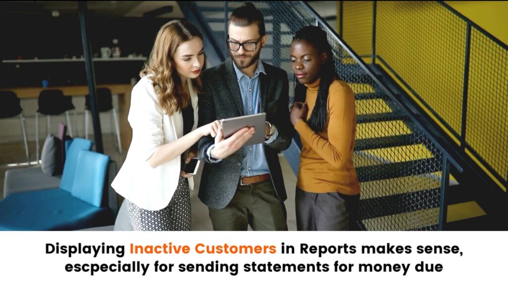 Display inactive customers on reports by The Fun Accountant