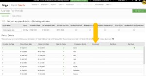 Open pay periods in a payroll cycle in Sage Business Cloud Payroll by The Fun Accountant