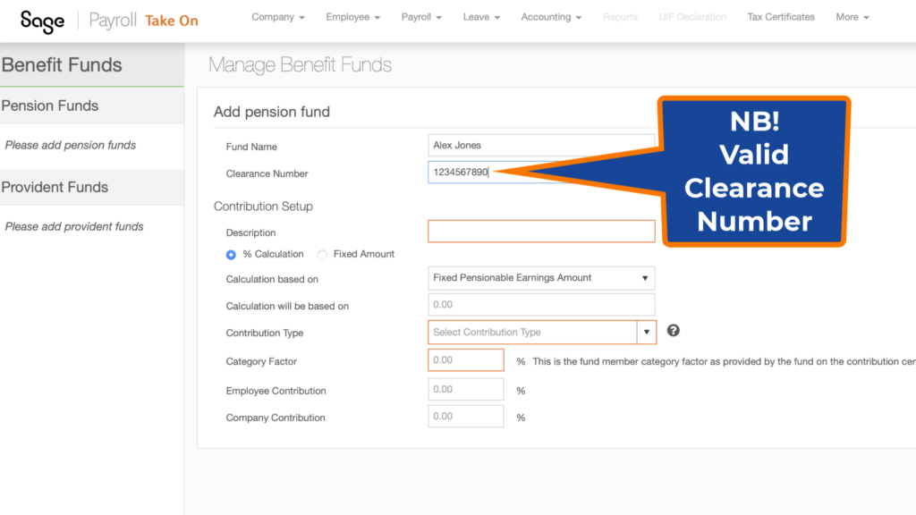 Add pension fund to Sage payroll by The Fun Accountant