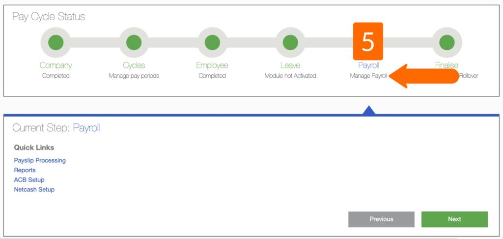 Sage Business Cloud Payroll guide step five manage payroll by The Fun Accountant