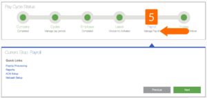 Sage Business Cloud Payroll guide step five manage payroll by The Fun Accountant