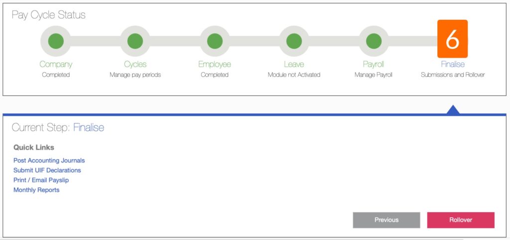 Sage Business Cloud Payroll guide step six finalise by The Fun Accountant