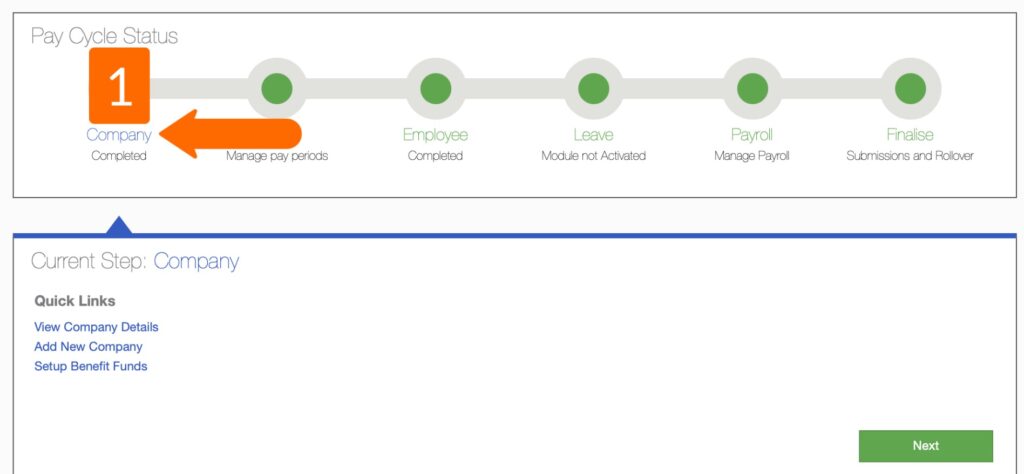 Sage business cloud payroll guide step one by The Fun Accountant