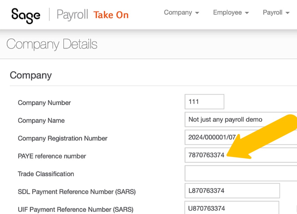 SARS Employer Registration number by The Fun Accountant