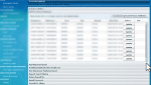 SARS EasyFile EMP501 submission status dashboard with no errors